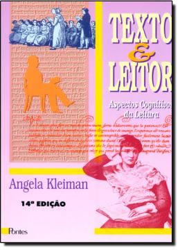 Imagem de TEXTO E LEITOR - ASPECTOS COGNITIVOS DA LEITURA