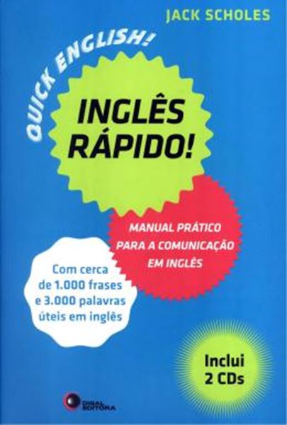 Picture of INGLES RAPIDO - MANUAL PRATICO PARA A COMUNICACAO EM INGLES - CONTEM 2 CDs DE AUDIO