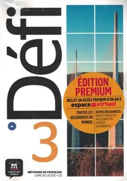 Imagem de DEFI 3 - LIVRE DE L´ELEVE PREMIUM + CD-B1