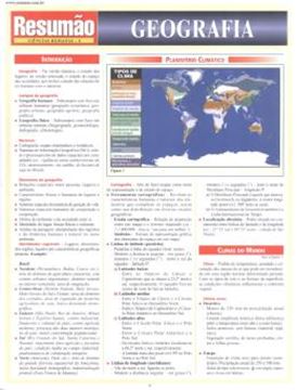Imagem de RESUMAO - GEOGRAFIA - 2ª ED.