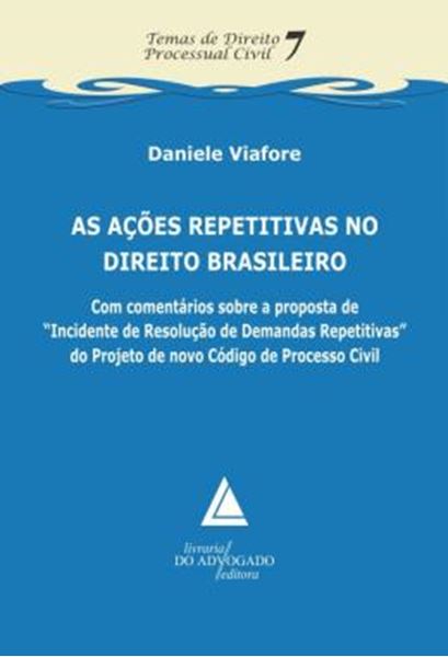 Picture of AS ACOES REPETITIVAS NO DIREITO BRASILEIRO - VOLUME 7