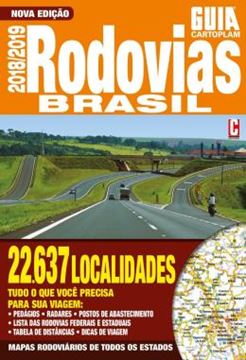 Imagem de GUIA CARTOPLAM 2018/2019 - RODOVIAS BRASIL