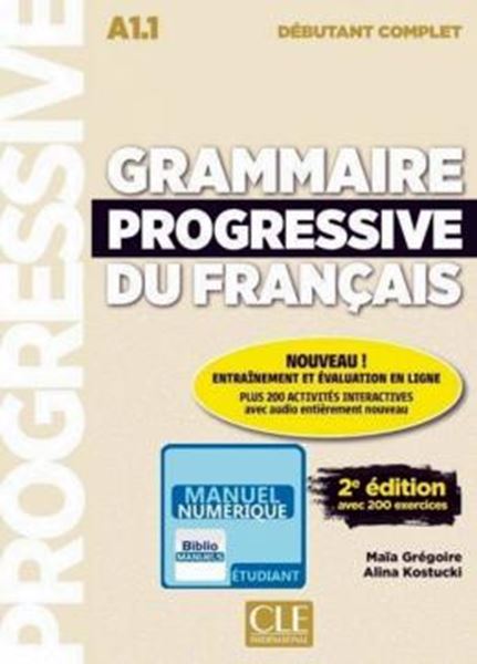Picture of GRAMMAIRE PROGRESSIVE DU FRANCAIS - NIVEAU DEBUTANT COMPLET - VERSION NUMERIQUE - 2EME ED. 