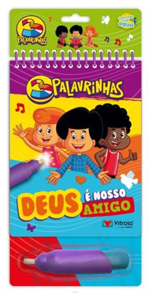 Picture of AQUABOOK - 3 PALAVRINHAS - DEUS E NOSSO AMIGO
