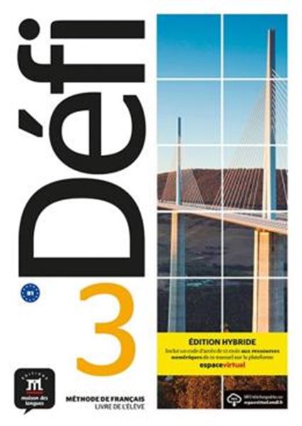 Picture of DEFI 3 - LIVRE DE L´ELEVE PREMIUM (B1) - ED. HYBRIDE