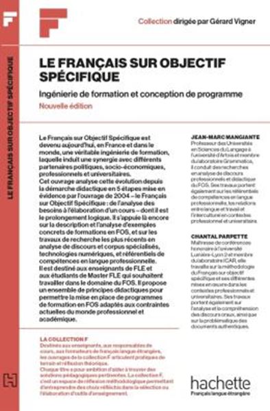 Picture of COLLECTION F - LE FRANCAIS SUR OBJECTIF SPECIFIQUE: INGENIERIE DE LA FORMATION ET CONCEPTION DE PROGRAMME